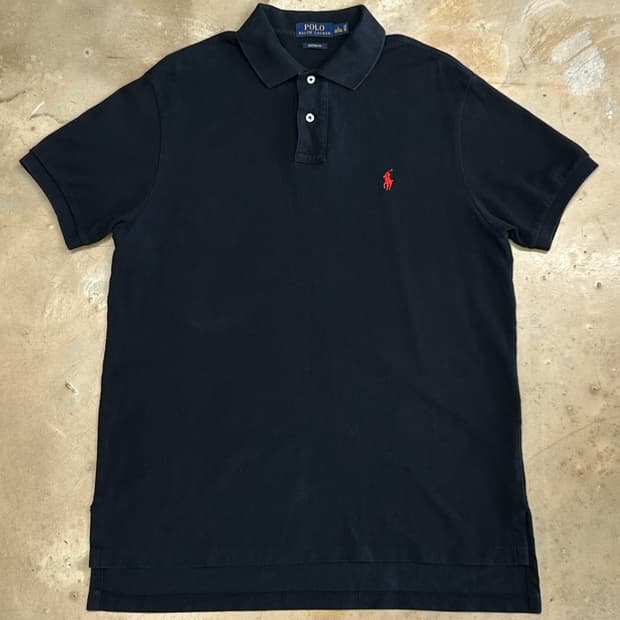 🫶🏻 폴로랄프로렌 커스텀 핏 블랙 카라 반팔티 🫶🏻