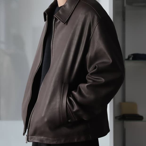 포터클래식 / 레더 집업 자켓 / 3