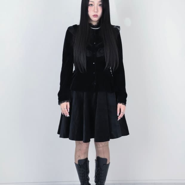 *:..｡o○고스 올블랙 셋업✰