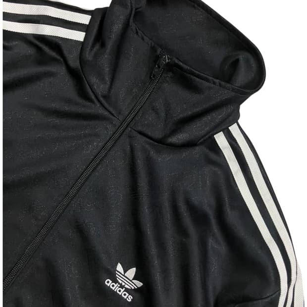 아디다스 로고 패턴 포인트 트랙탑 져지 2XL