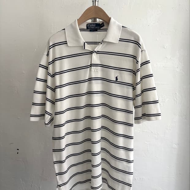 Polo 폴로 랄프로렌 네이비 스트라이프 PK 티셔츠