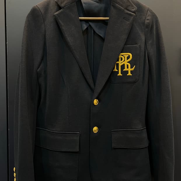 폴로 랄프로렌 금장 네이비 블레이저