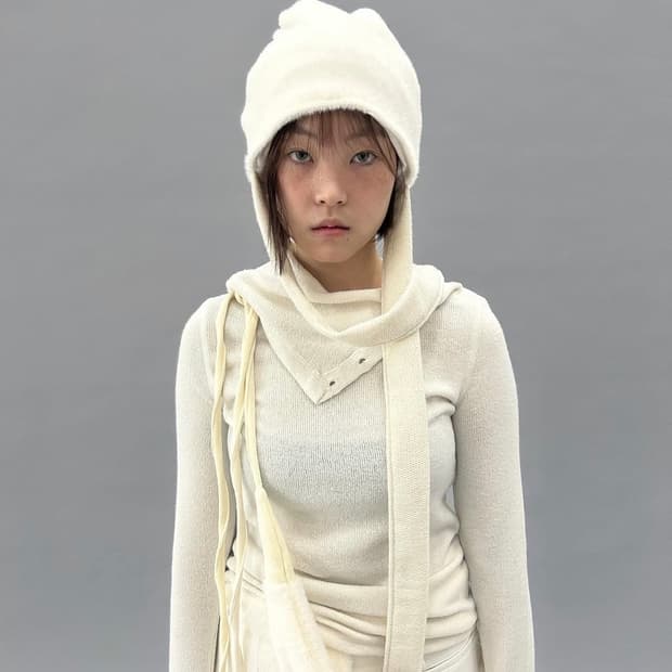 지초이 23aw 비니백 아이보리