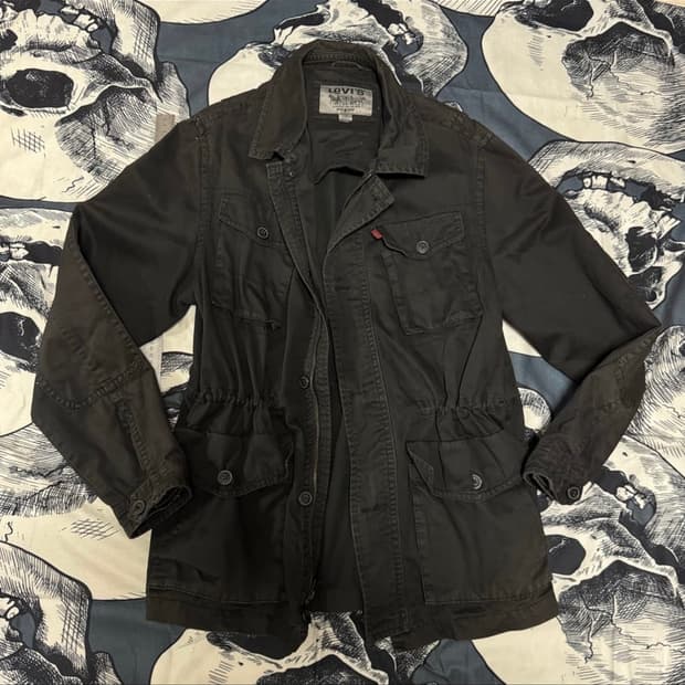 리바이스 블랙 필드자켓 L 사이즈