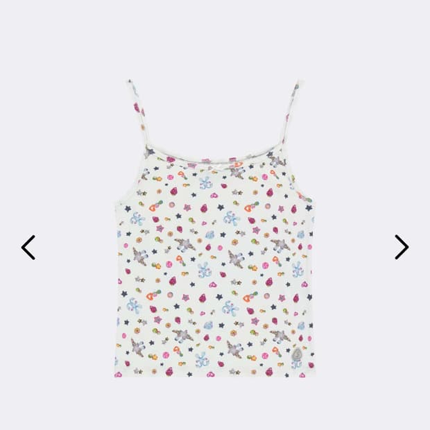 코이세이오 EMA TINY FRIENDS SLEEVELESS-WHITE