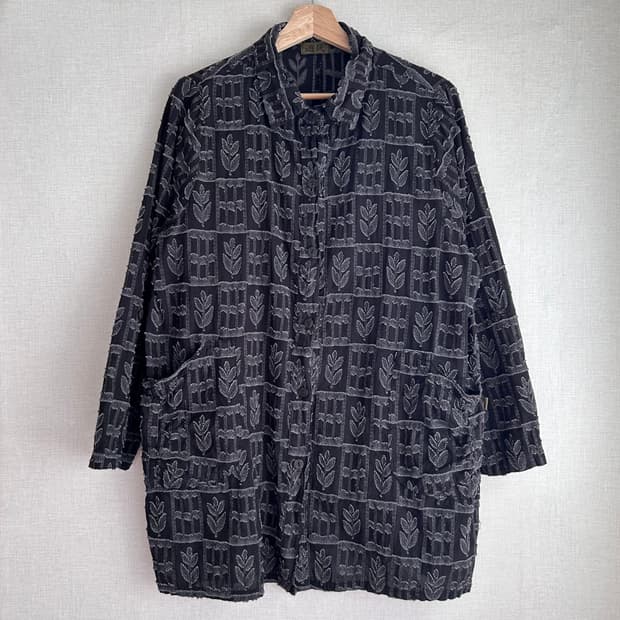 Vintage Leaf Patch work Shirts
