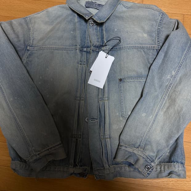 [48]25FW 아프레쎄 블리치 데님자켓