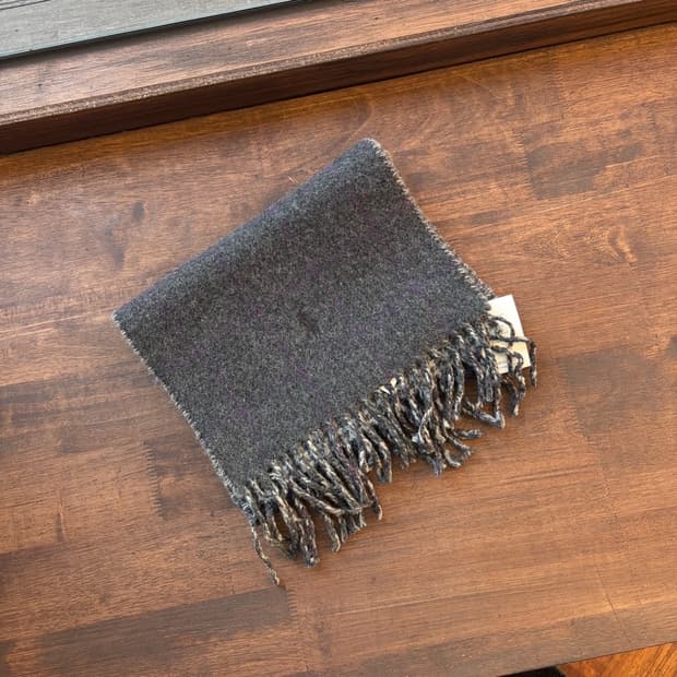 15487 - 폴로 랄프로렌 체크 울 머플러 (램스 울 80%)