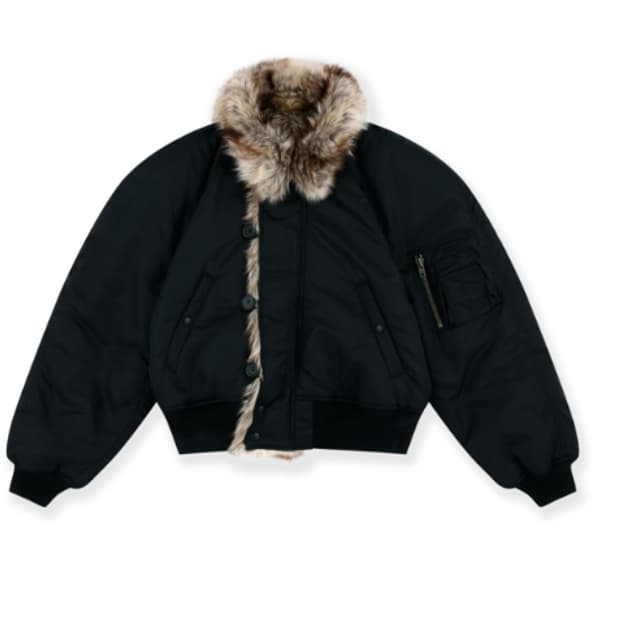 [3] 프로토콜인덱스 숄더 퍼 N2B 자켓 블랙