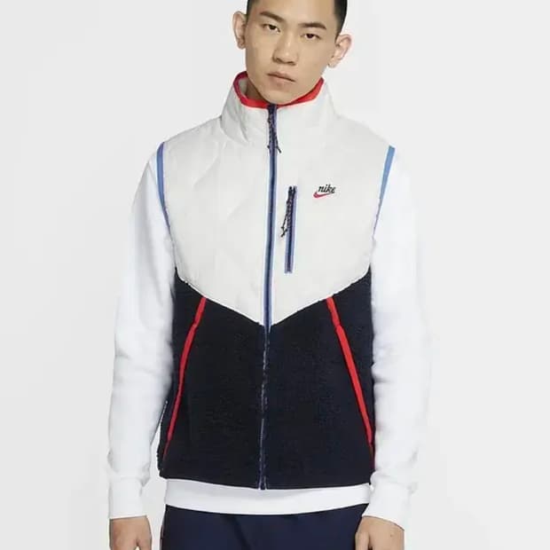 나이키 헤리티지 쉐르파 퀼팅 베스트 경량 패딩 조끼