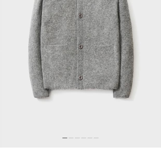 포터리 알파카 폴로 가디건 멜그 3