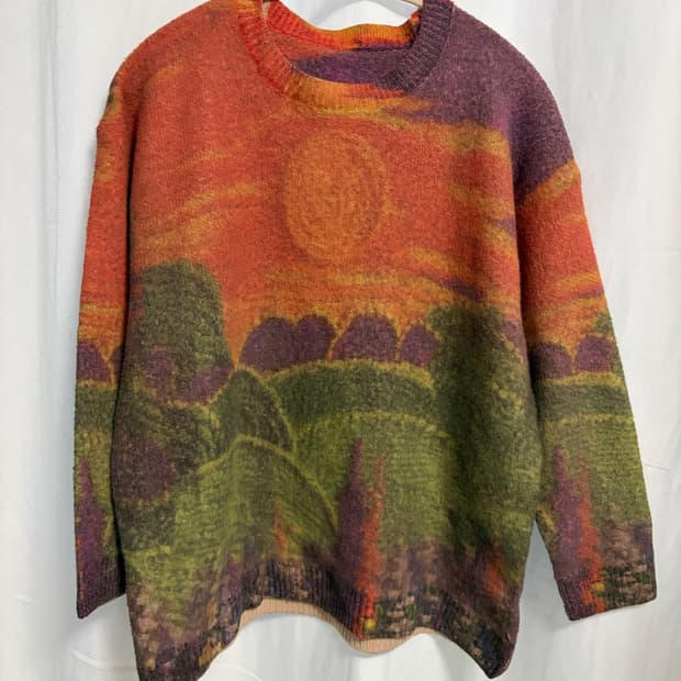 노을 니트 긴팔