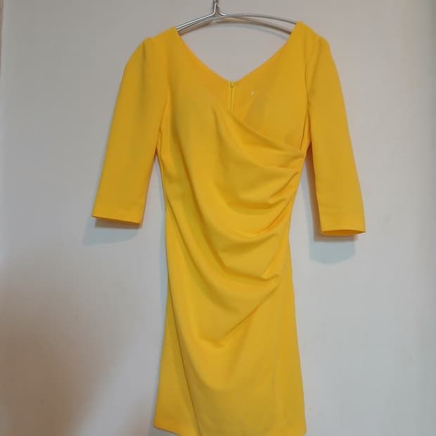 나롱쥐 파티 드레스 캡 셔링 원피스 섹시 슬림 홀복 하객 소개팅 데이트룩