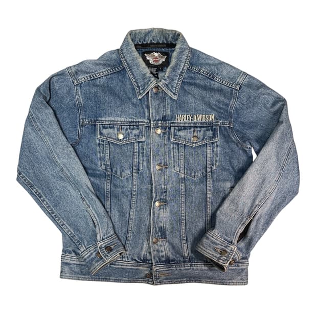 할리데이비슨 데님 자켓 L