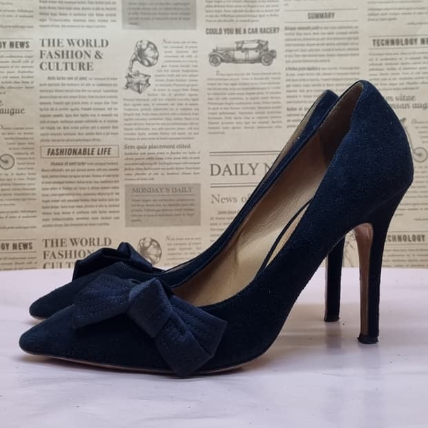 이자벨마랑 스웨이드 리본 여성 하이힐 38 240 굽11