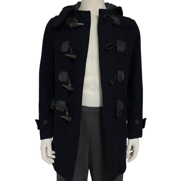 boiled wool duffle coat