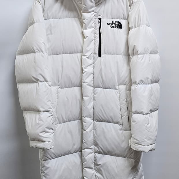 노스페이스 구스다운 롱패딩 M 95