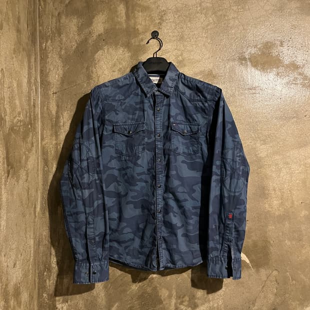 타미힐피거 카모패턴 셔츠