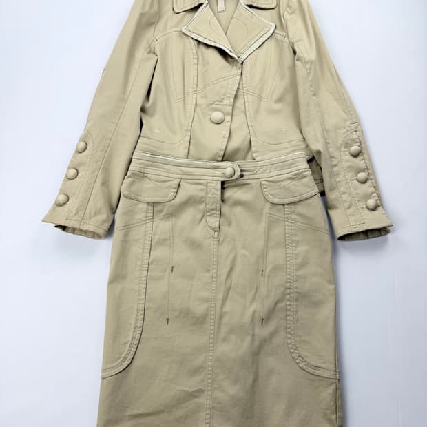 막스마라 스포츠막스 베이지 세미정장 셋업