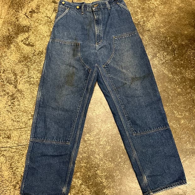 칼하트 더블니 데님 팬츠