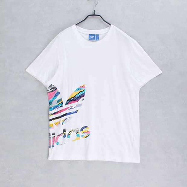 adidas _ crew neck print tee