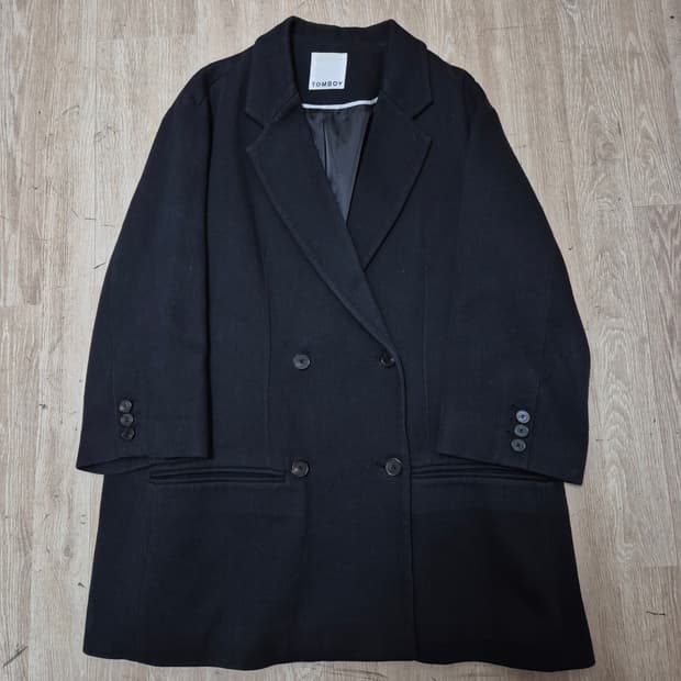 스튜디오 톰보이 여성 코튼 더블 브레스티드 숏코트 F(FREE)