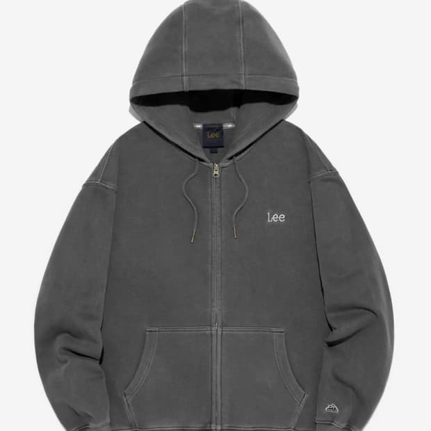 lee 스몰 트위치 후드집업 새상품 차콜 L사이즈