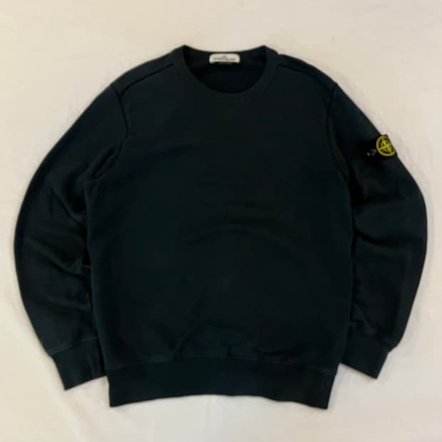 희귀컬러) 17FW 스톤아일랜드 딥그린 와펜 맨투맨