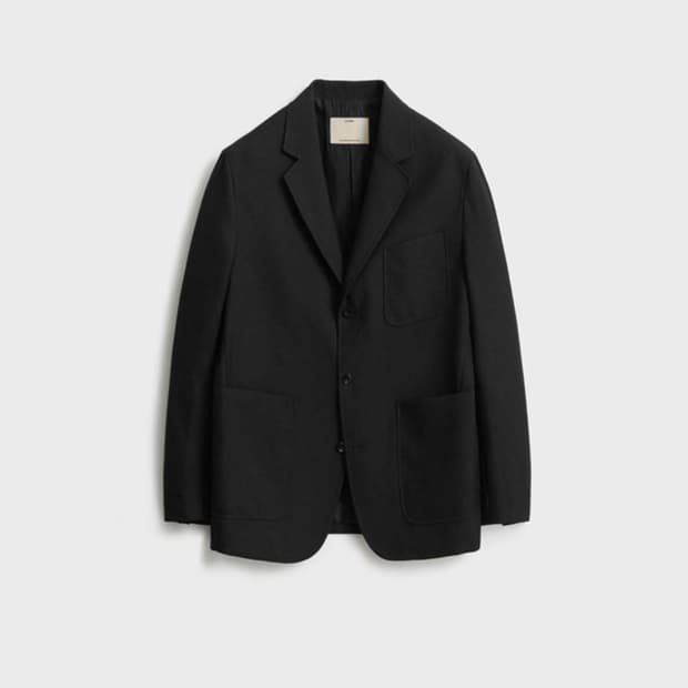 포터리 파인울 스포츠 자켓 블랙 1사이즈