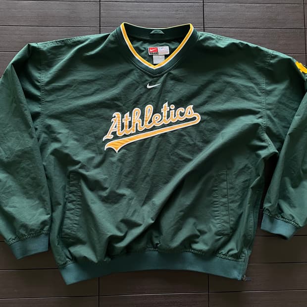 (XL) 나이키 오클랜드 에슬레틱스 웜업