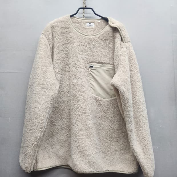 유니클로x엔지니어드가먼츠 뽀글이 빅포켓 맨투맨 2XL