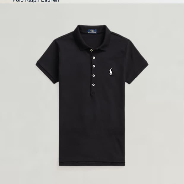 폴로 랄프로렌 블랙 반팔 카라티