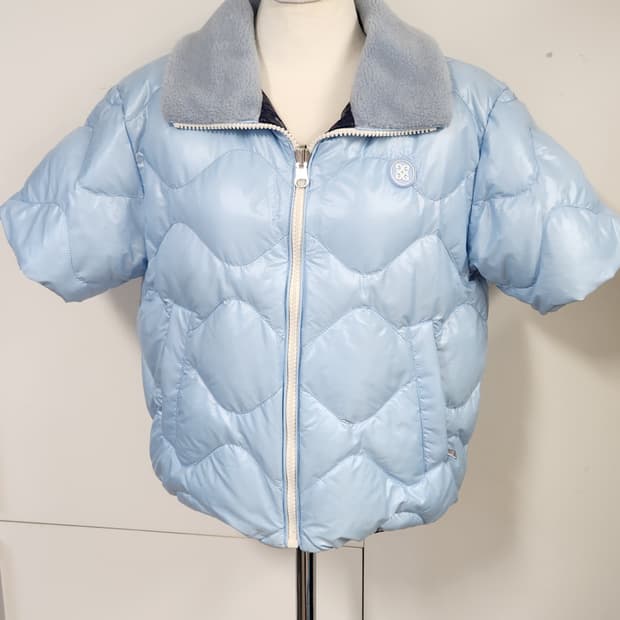 지포어 골프 양면 구스패딩 S