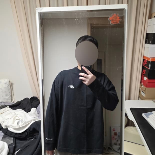 나이키x피스마이너스 롱슬리브 L