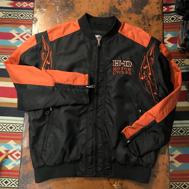할리데이비슨 블랙 컬러링 바이커 자켓 남성 102 105 여성 오버핏