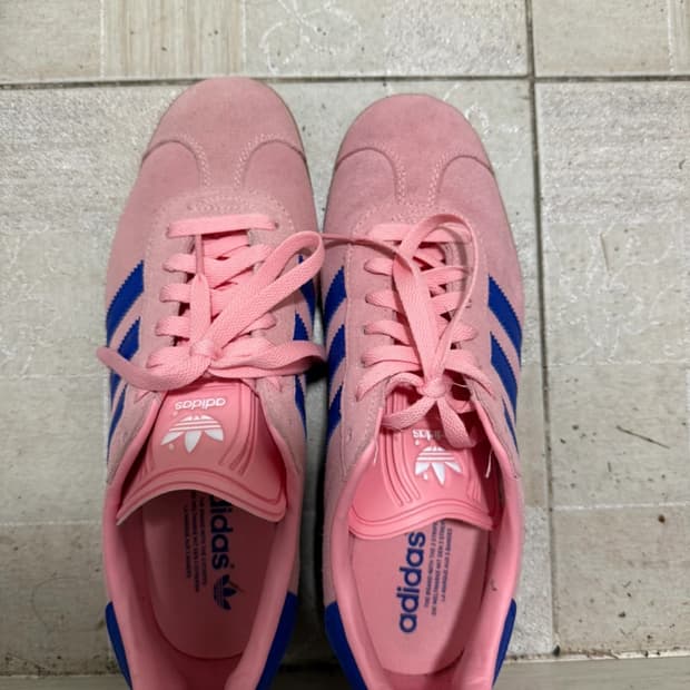 아디다스 가젤 핑크 260 (새상품)
