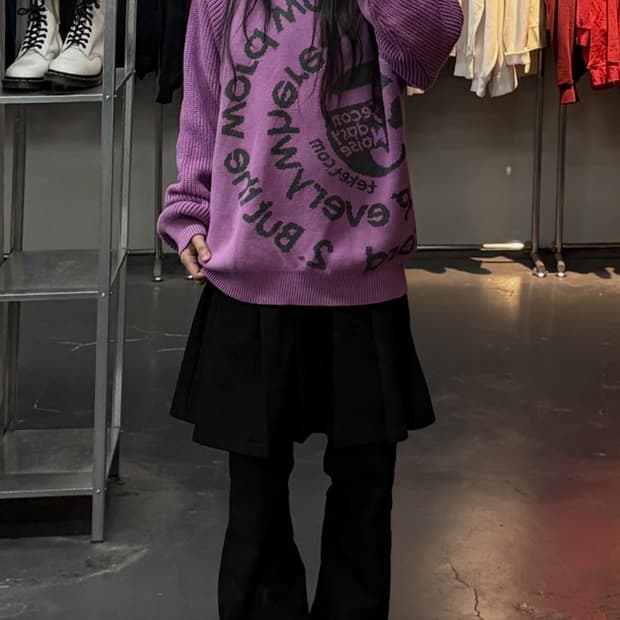 테켓 오프더 레코드 니트 스웨터 A3722