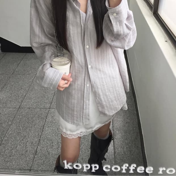 히어비포 munsell shirt (gray)