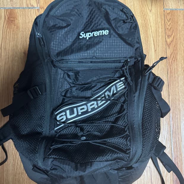 슈프림 백팩 블랙 23fw