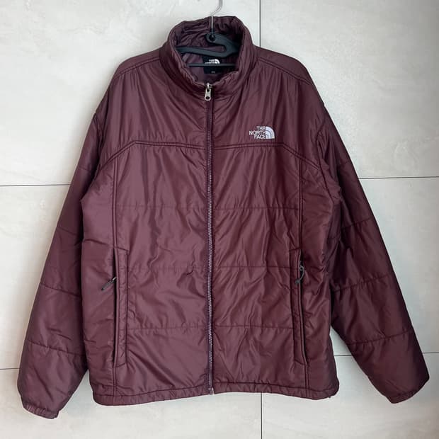 [2XL] 노스페이스 패딩 자켓 버건디.와인