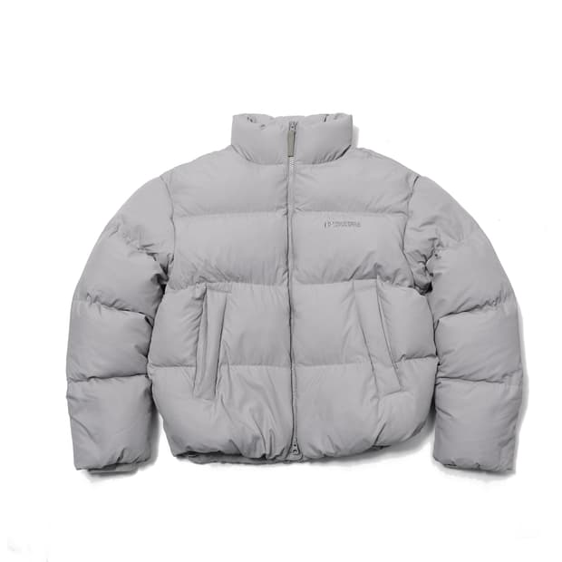 RUSSEL ATHLETIC 라이트 그레이 러쉘 패딩 size S