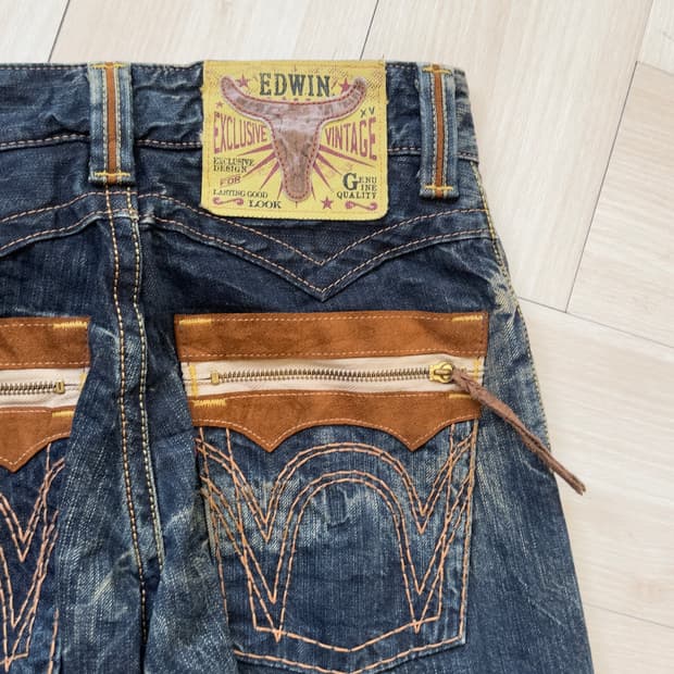 [EDWIN] western denim pants