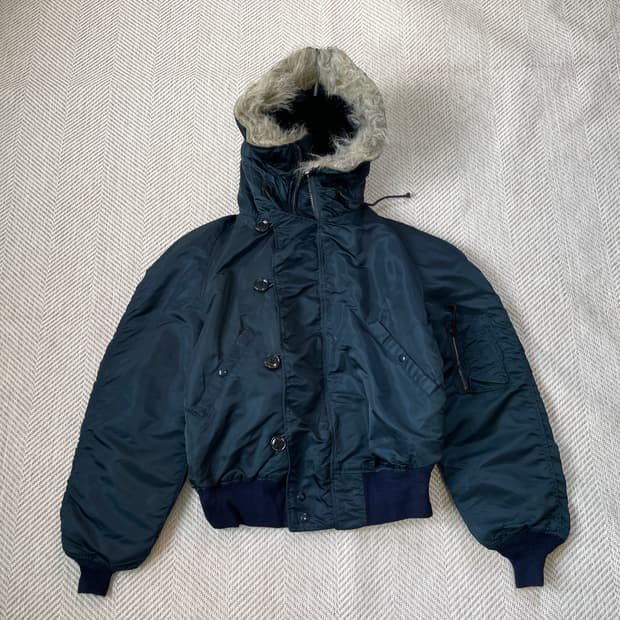 Usa 알파인더스트리 ideal 지퍼 n2b 플라이트 자켓