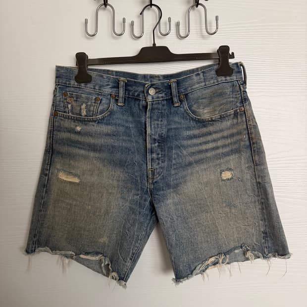 더블알엘 데님 쇼츠 반바지
