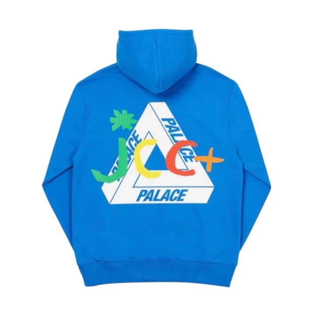 팔라스 까스텔바작 jcdc 블루 트라이퍼그 후드티