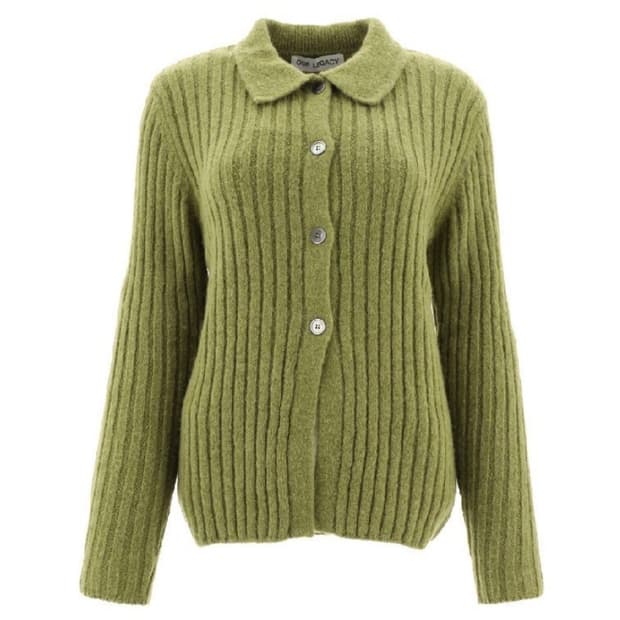 아워레가시 여성 가디건 (FINE 폴로 리브 가디건)