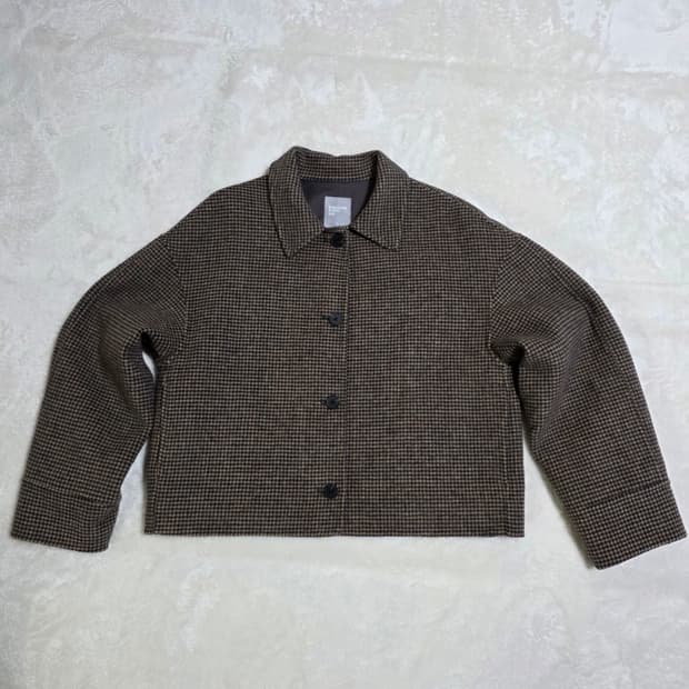 (S)여성 에잇세컨즈 핸드메이드 하운드투스 크롭 자켓