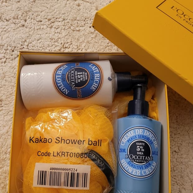 록시땅 시어 바디 리치 샴푸 & 로션 셋트