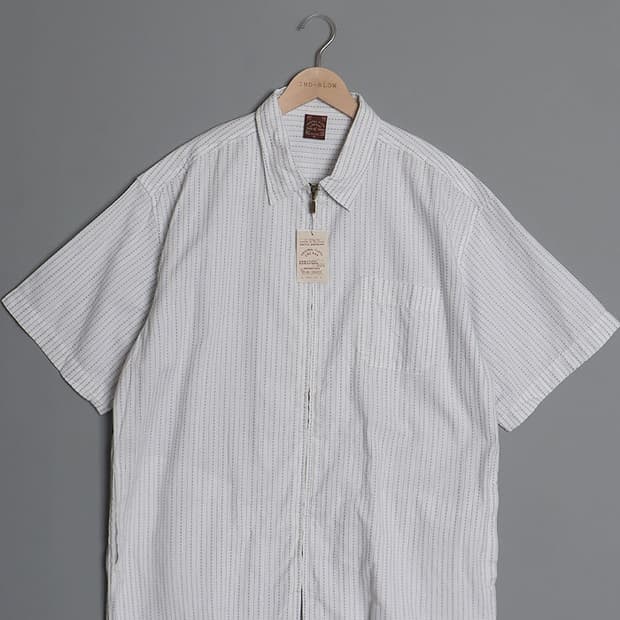 CRE'BAR Pattern Zip Shirts