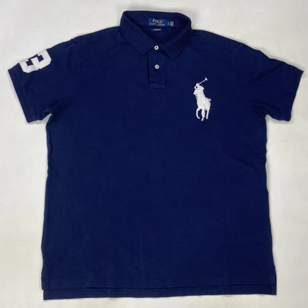 폴로 랄프로렌 빅포니 카라티 네이비 화이트